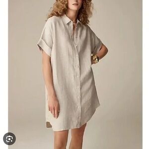 Jcrew Petite Captaine Shirt Dress NWT
